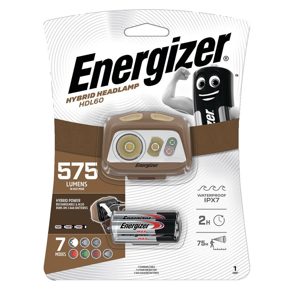 Headlight Energizer Headlamp Hybrid HDL60 575L Energizer BROWN HDL60 40043800 HDL60
