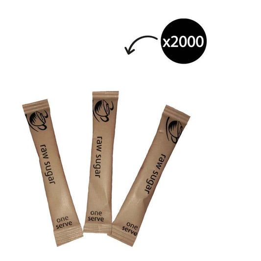 ISM Raw Sugar Single Serve Sticks 3g Box of 2000 37100295 CODE 36
