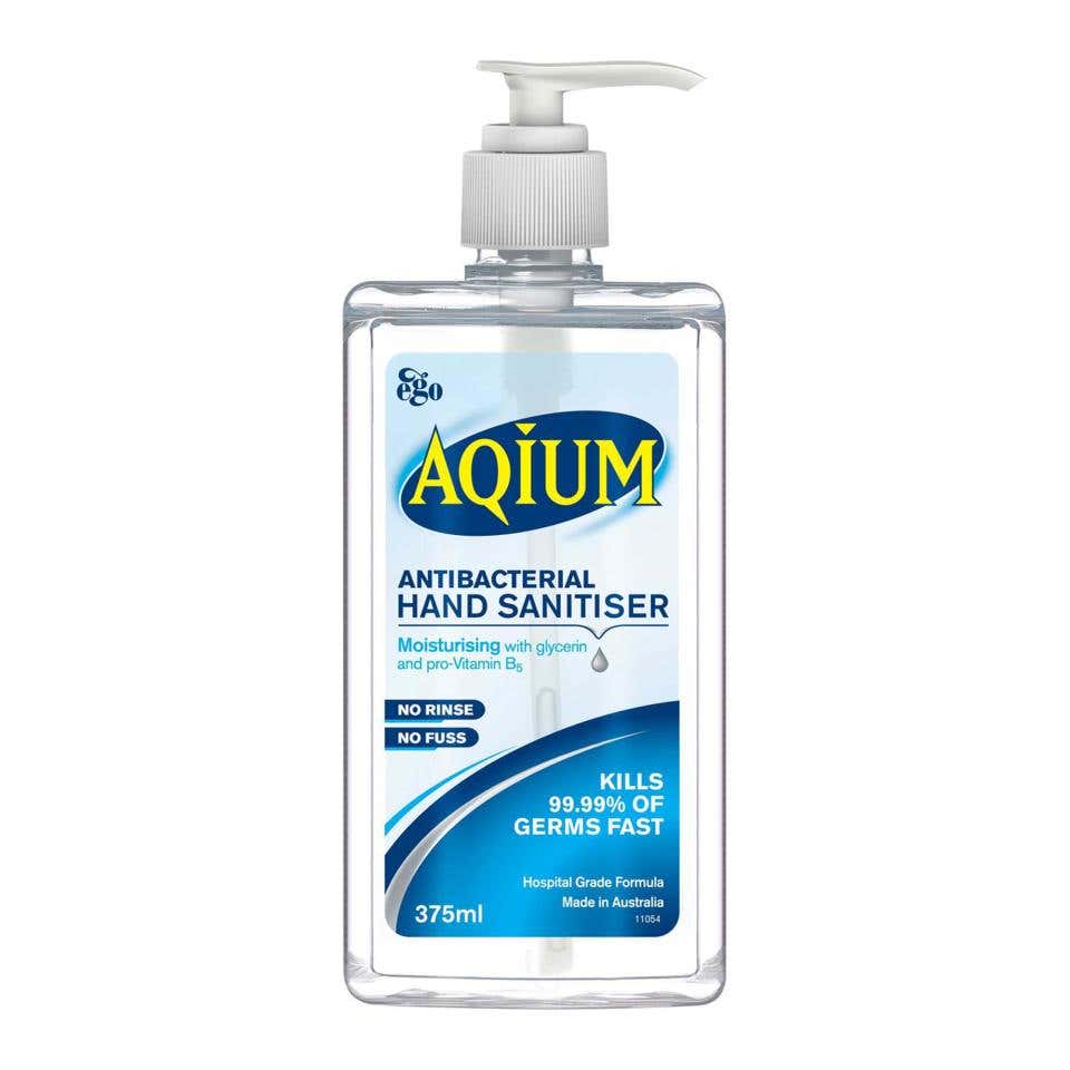 Ego Aqium Hand Sanitiser 375ml 37100299 10751