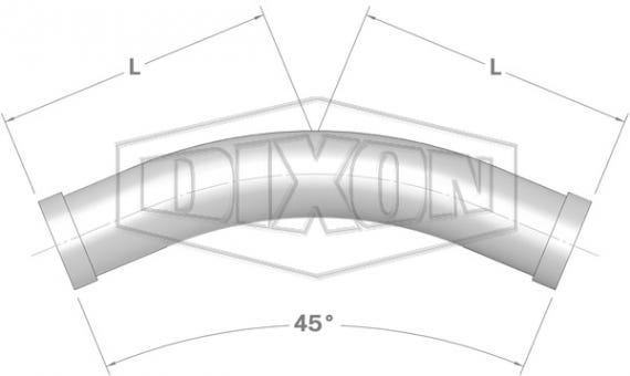 Bend Shoulder Galvanised 45 Deg 4'' Victaulic 94410003 08/048/34/003T