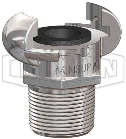 Coupling Type A 1/2'' BSPT Male Stainless Steel 15mmNB 94210022 AM13BSPSTS-B