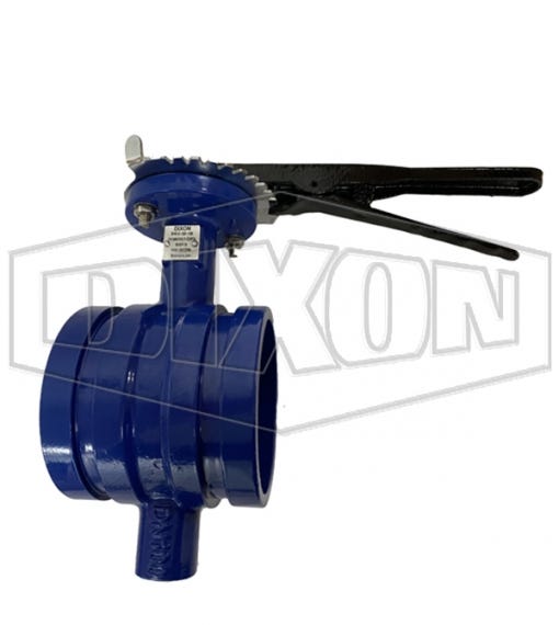 Valve Butterfly 100mm SG Iron Body Shouldered Lever Operated 436340 BVD-S-1201-100