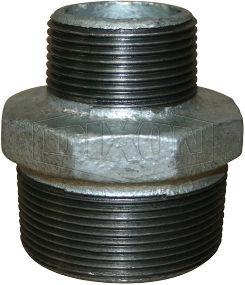 Nipple Hex Reducing Galvanised 1-1/4 x 1'' BSPT 99480012 FMG-HN-32-25