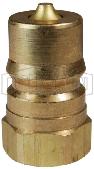 Nipple Brass H-Series ISO4241 B 1/8'' NPTF Dixon 40023196 H1F1-B