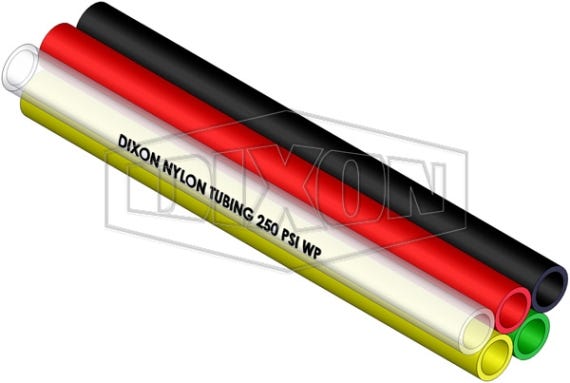 PVC Flexible Nylon 12 Tubing Black 5mmx 100m 428139 NYM005100