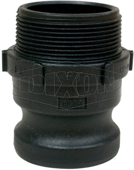 Camlock Polypropylene 1-1/2'' x 1-1/4'' BSPT Part F 40 x 32mm 10422005 PPF150A