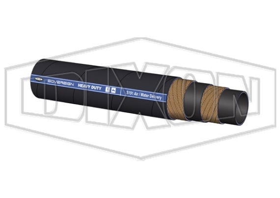 Hose Rubber Air/Water Black 50mm ID 300psi 30009325 S191050020