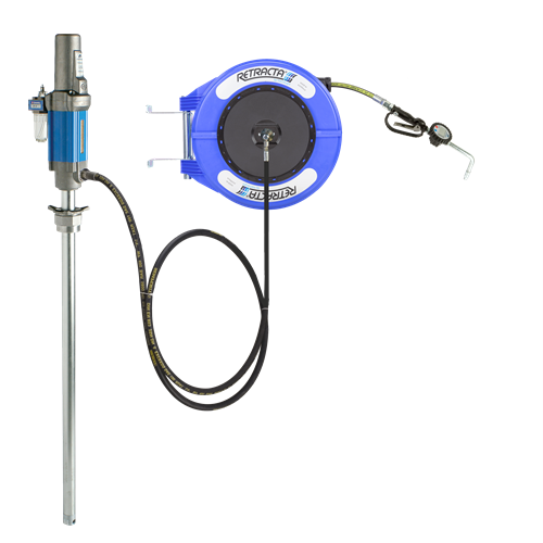 Dispensing System Oil 3:1 R-Series Pump With Reel & Metered Gun 40023681 OS100SE-01