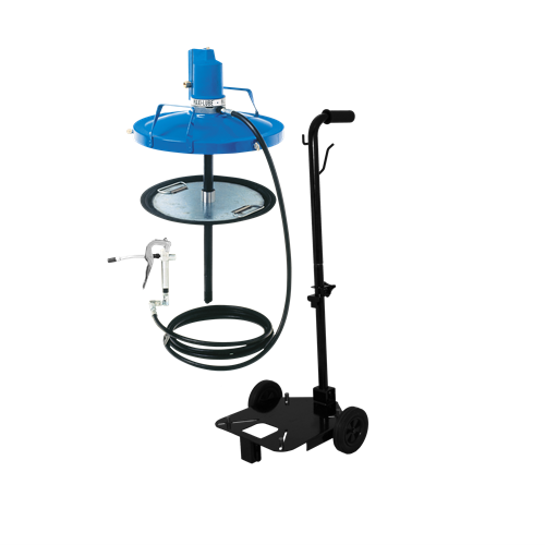 Pump Kit Grease P6 POWERLUBE Air Operated With Trolley 55kg Macnaught 40023663 P6-01TROLLEY