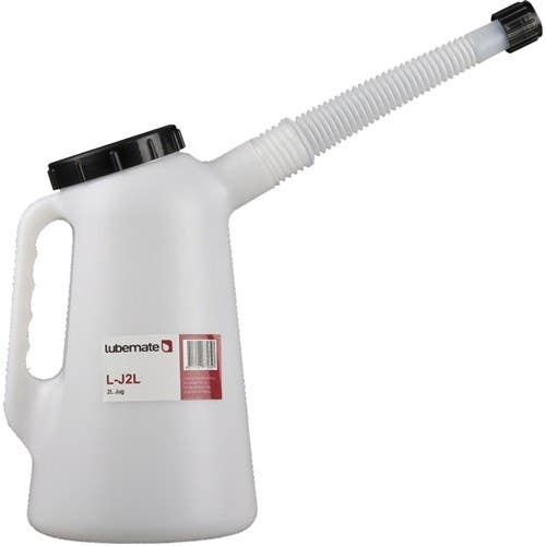Jugs Measuring Oil Plastic 2L 150 x 120 x 250mm 31100085 L-J2L