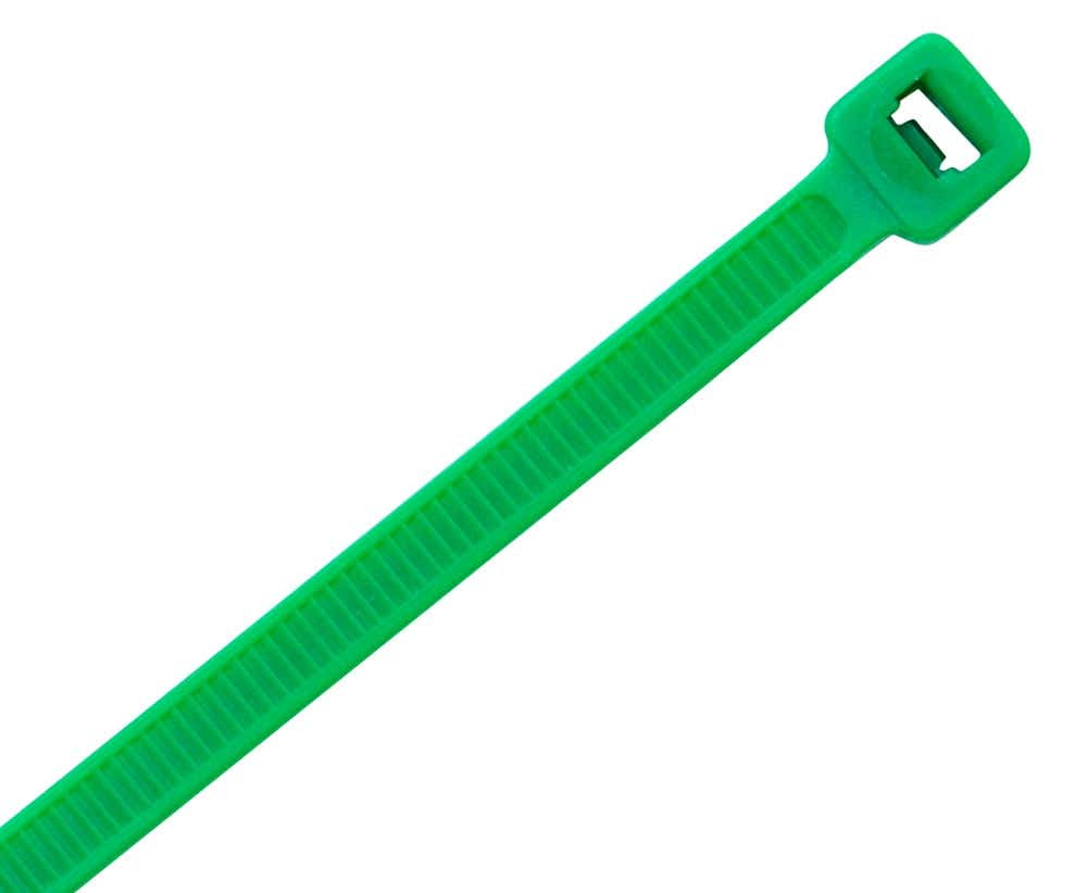 Nylon Cable Tie 300x4.8mm Green Pack 100 407593 CT290GR/100