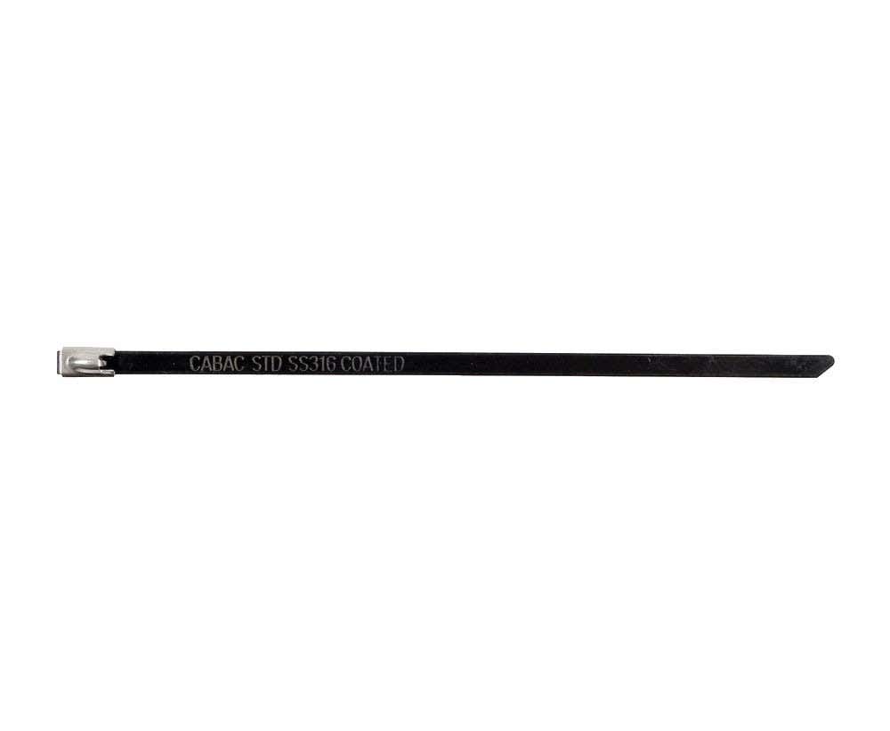 Cable Tie 316 Stainless Steel Std Tie Coated Heavy Duty 360 X 7.9mm Pk 50 473588 STFC360-HD-316S