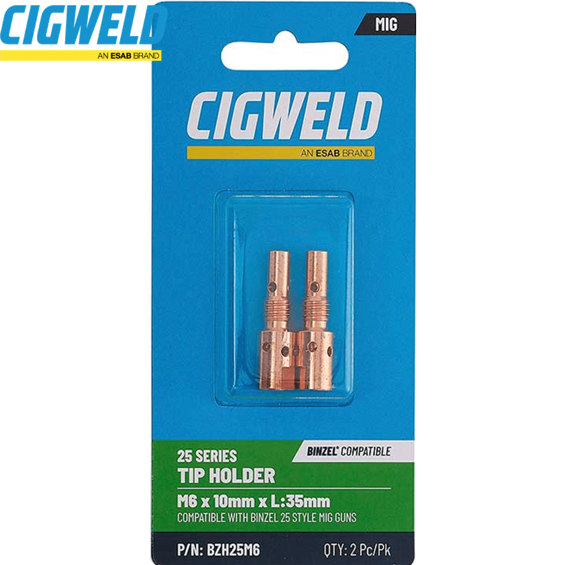 BZL 25 Tip Holder M8 Pack 2 37100424 BZH25M8