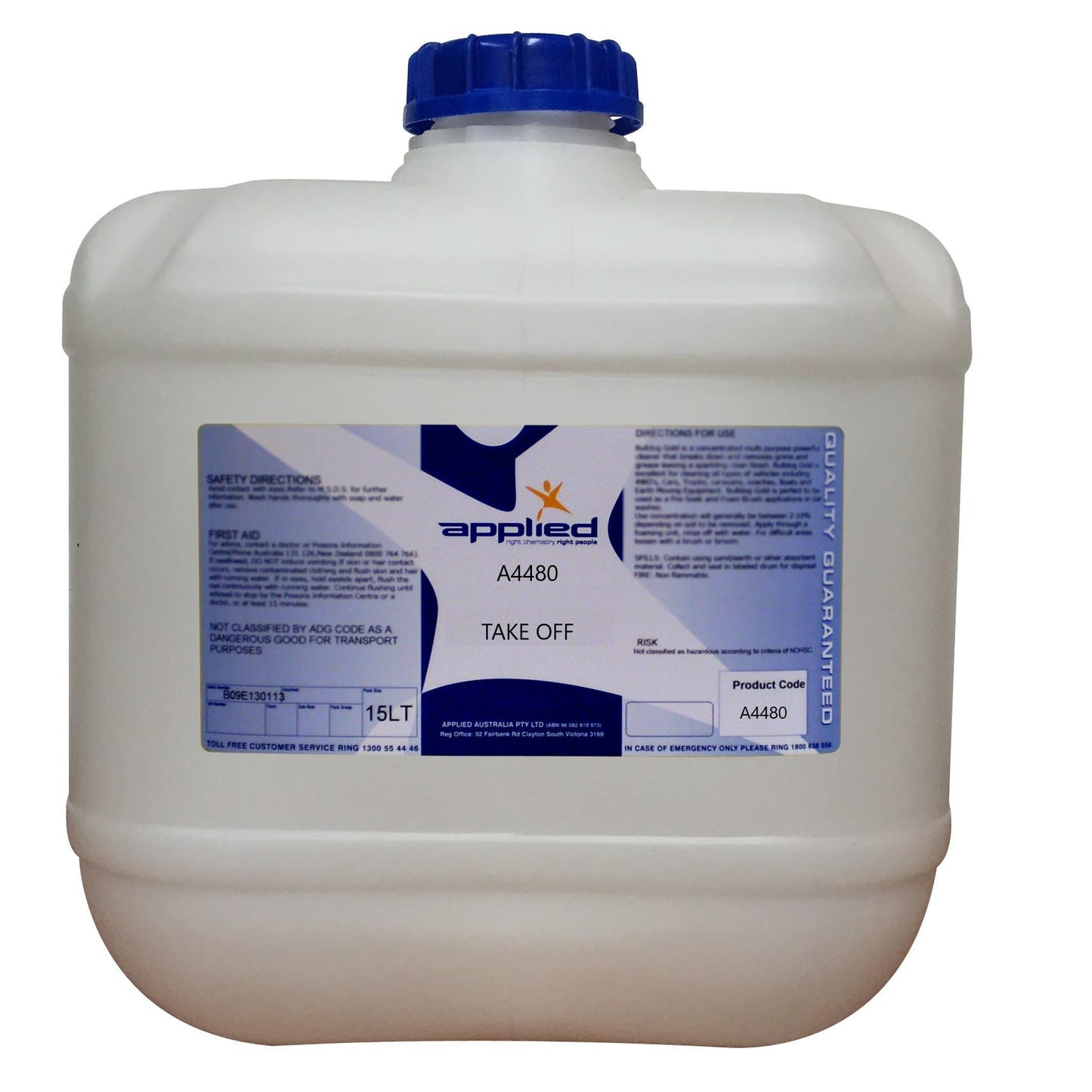 Cleaner Ink General Purpose Take-off 15L Applied 307854 A4480-15