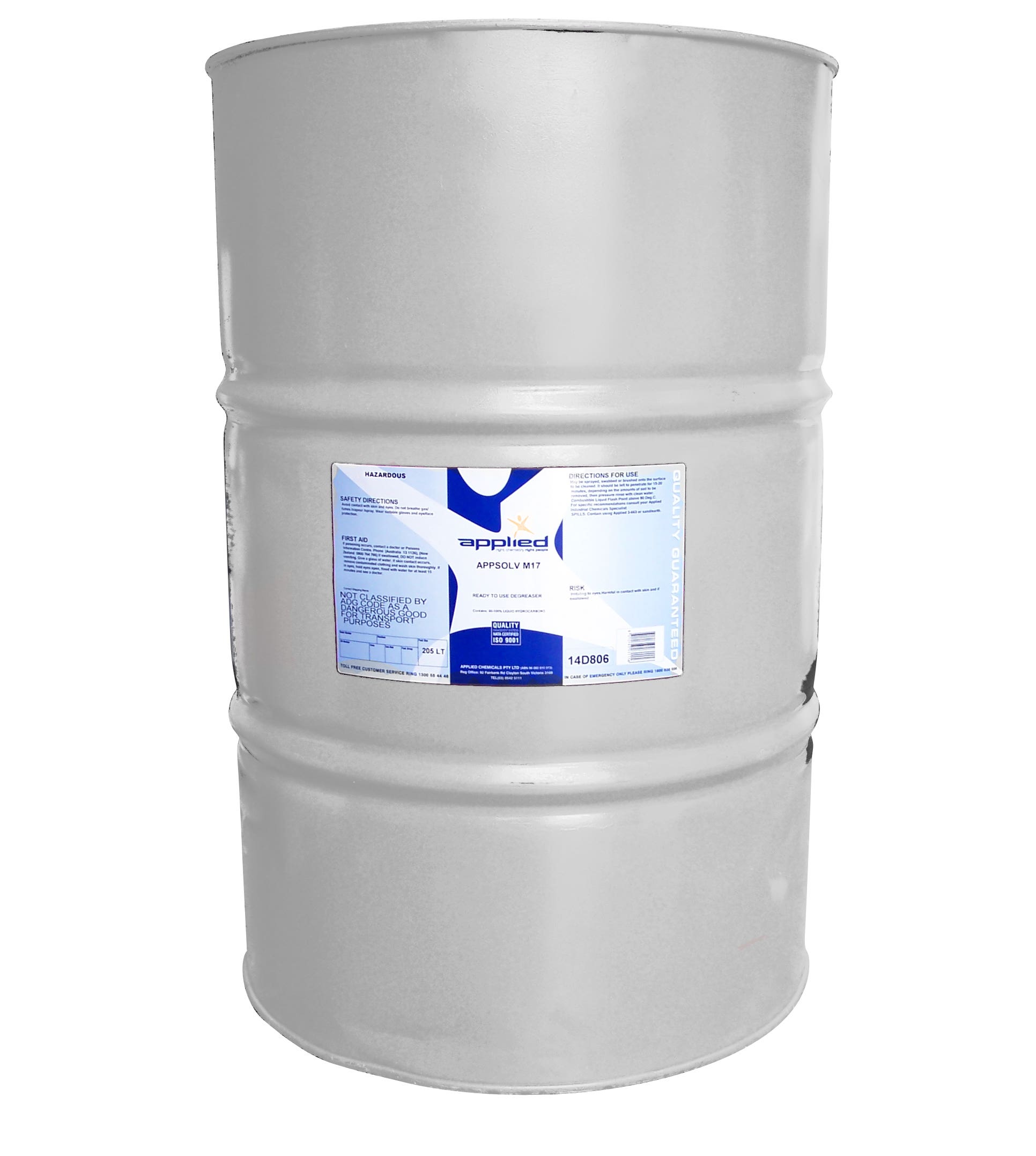 Degreaser Appsolv M17 205L Applied 225618 A8417-205