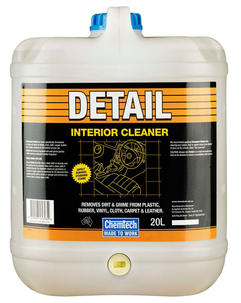 Cleaner Interior Detail 20L Chemtech 196938 CDT-20L
