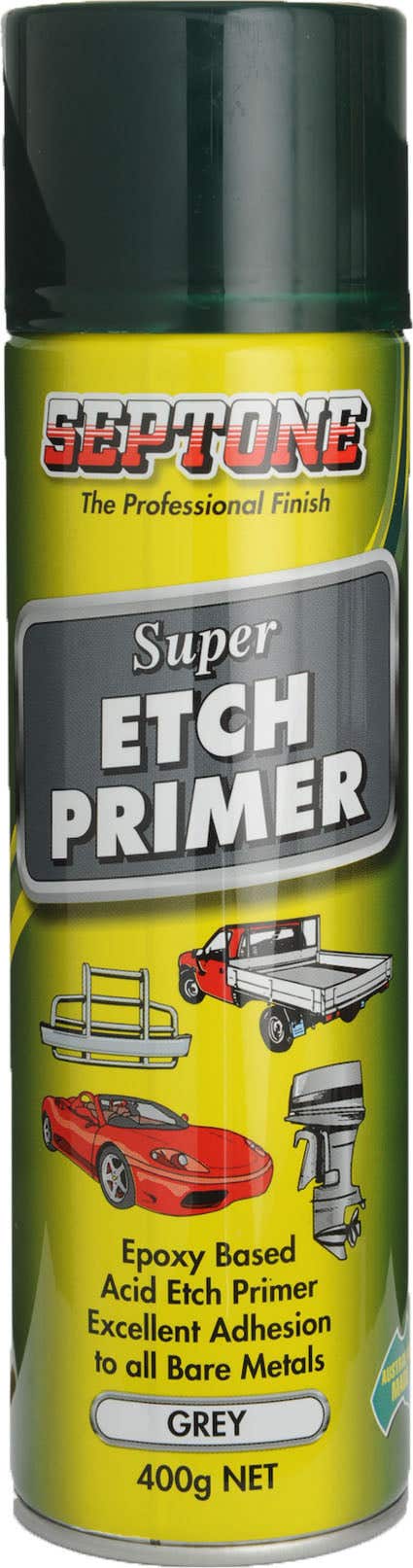 Septone Aerosol Etch Primer Grey 400g 474598 AAEP400