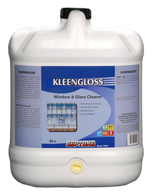 Cleaner Glass Window Kleengloss 20L 204001 AVK20