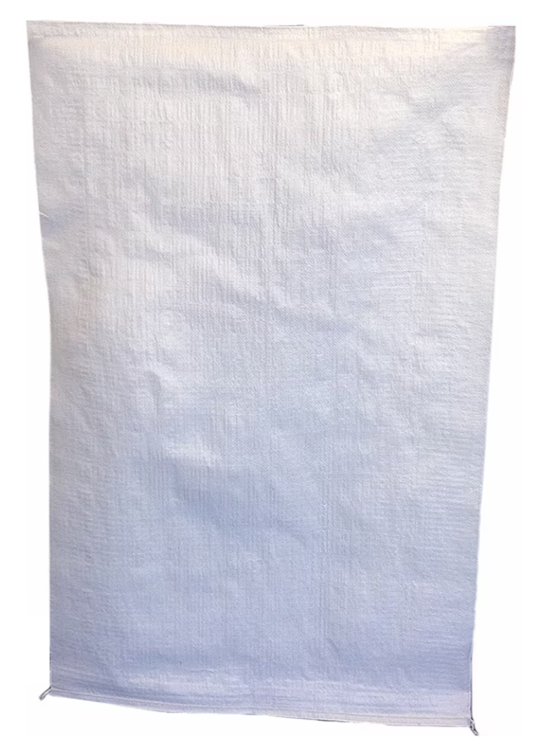 Polywoven Bag 940 x 585mm (37 x 23'') Hemmed Top, White 37100485 PW37X23WHT