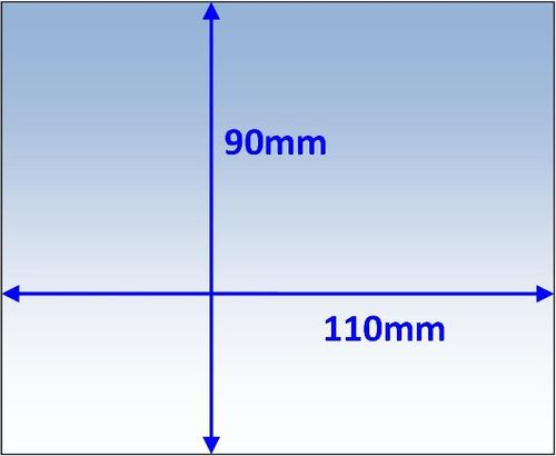 Outer Clear Lens 110 x 90mm 10pk 289929 P7-CL11090/10
