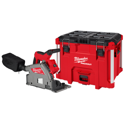 M18 FUEL 165mm Track Saw Tool Only Inc XL Packout Tool Box 576392 M18FPS55-0P