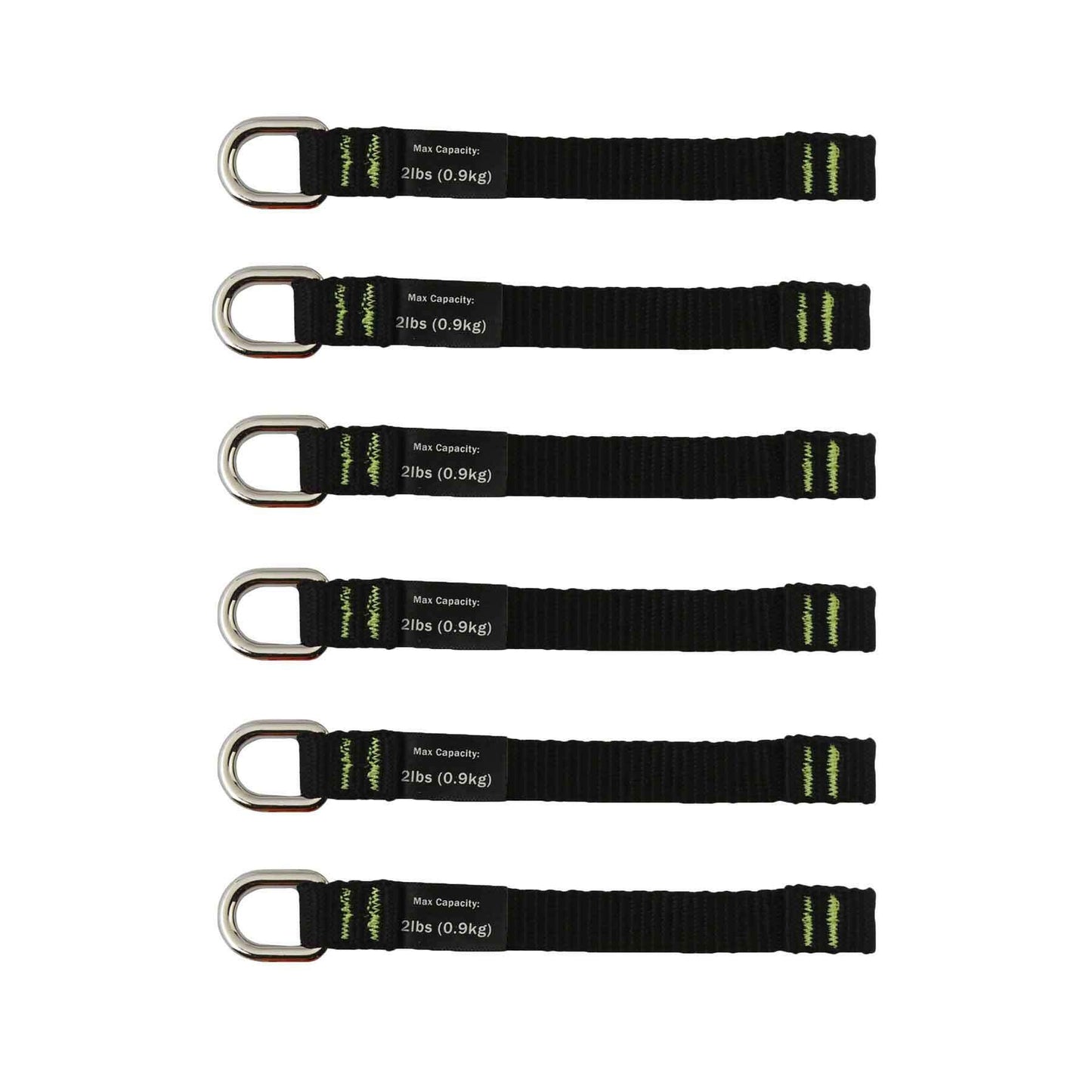 Web Tool Tails 14cm 0.9kg Black Pk 6 Squids 517444 19705