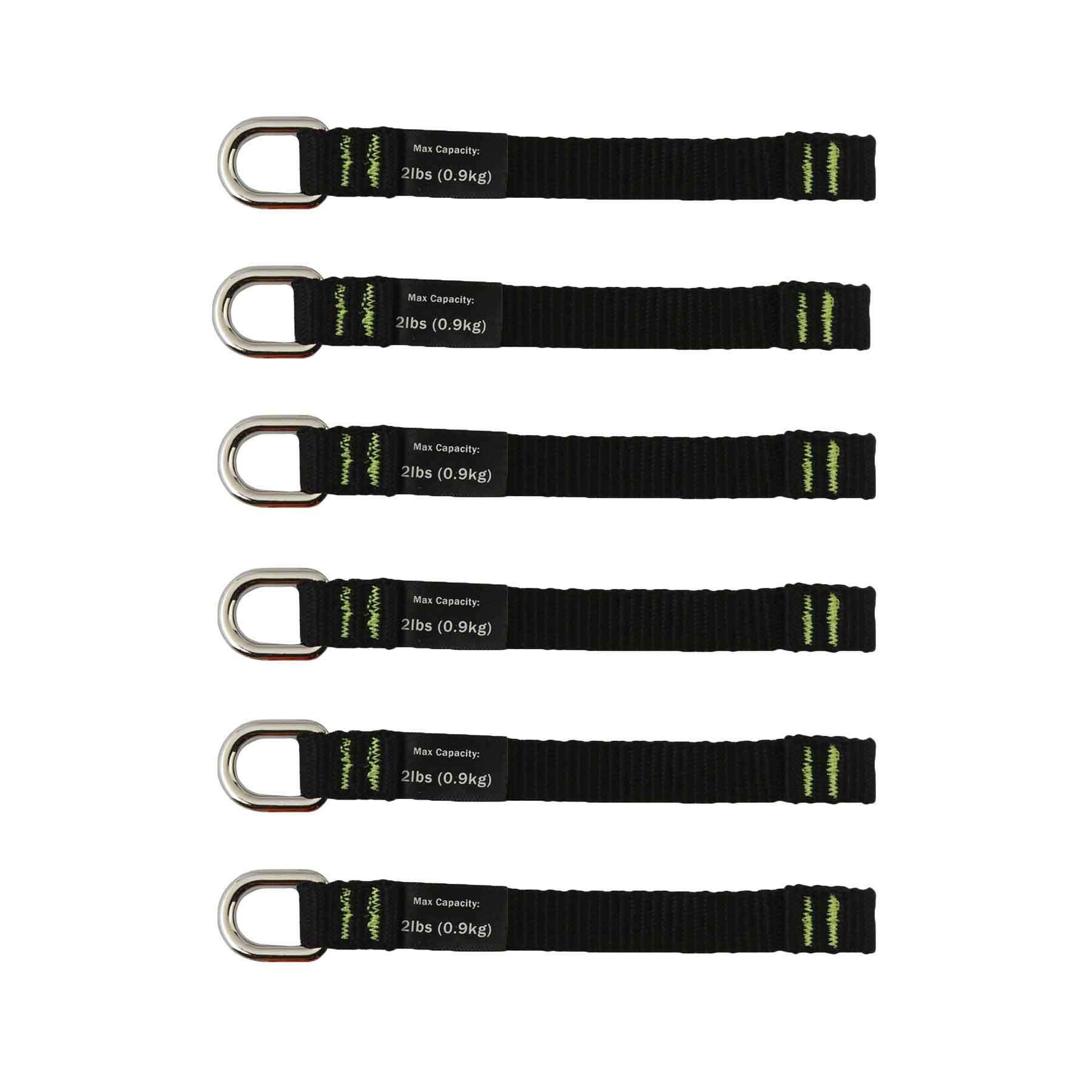 Web Tool Tails 14cm 0.9kg Black Pk 6 Squids 517444 19705