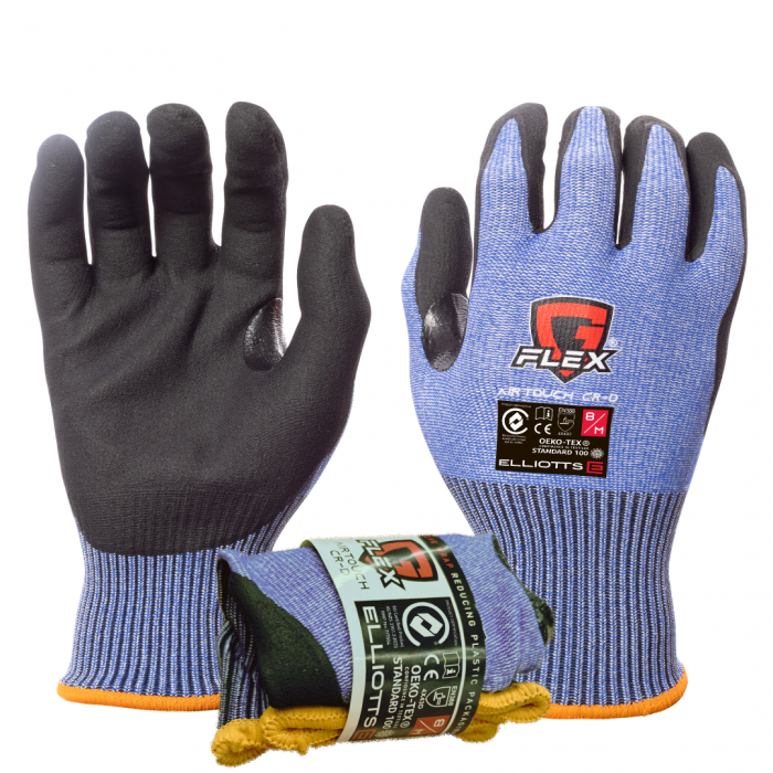 Glove G-flex Air Touch Cut D Hi Vis Med Size 8 503921 ELG345008V