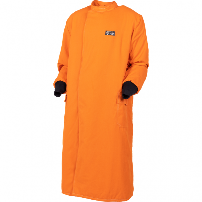 Coat 1300mm Long Size SML Switching Orange ARKSAFE T40 EASCCT40SML 262685 EASCCT40SML