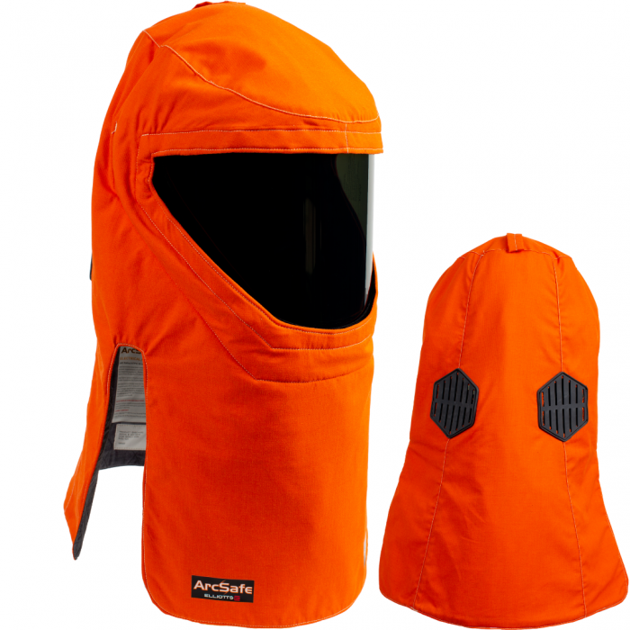 Hood Arcsafe X50 PPE4 With Arcvents   Orange EASCHX50AV 40023109 EASCHX50AV