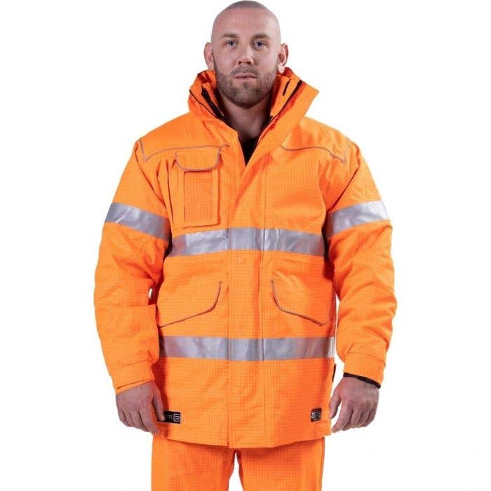Jacket Wet Weather 4-in-1 FR Anti Static 3M Tape Orange 4XL Elliott 60039281 ZCIJFO50T4XXXXL