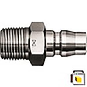 Adaptor 1/4'' BSPT Male Brass 8mmNB Nitto 94340040 NC20PMB