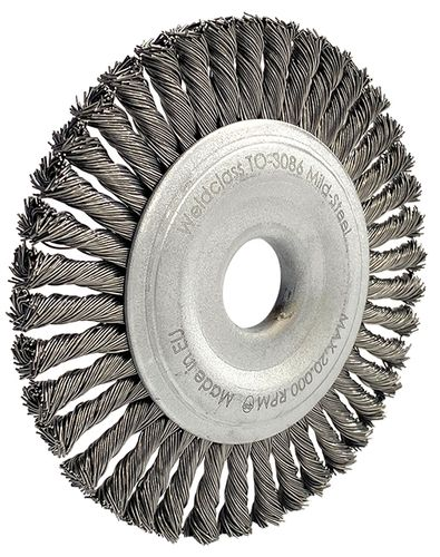 Twist Knot Steel Pipeline Wheel Brush 125mm 22 x 6mm 416063 TO-3086