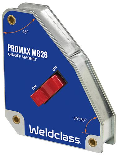 Magnet On/Off Promax MG26 150x130x35mm 90/60/30/45dg Weldclass  WC-01886 40044600 WC-01886