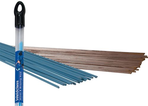 Rod Brazing 45% Silver Alloy 1.6mm 5 Pack Weldclass  P2-SB4516B/5 40009448 P2-SB4516B/5