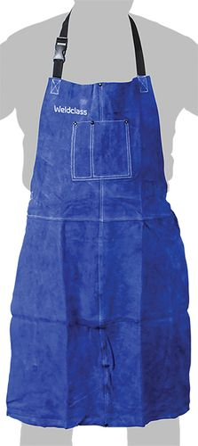 Leather Apron Pomax Blue 900 X 600mm 226385 WC-01753