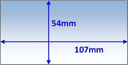 Lens Clear Inner For Mach3/Promax 300 107 x 54mm Pk 5 32000105 P7-CL10754/5