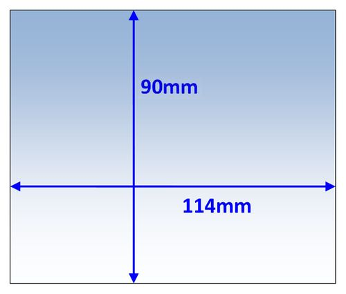 Lens Clear Inner 114X90Mm Suit Promax 600/650 Pk5 Weldclass  WC-05350 40044592 WC-05350