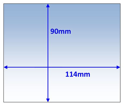 Lens Clear Inner 114X90Mm Suit Promax 600/650 Pk5 Weldclass  WC-05350 40044592 WC-05350