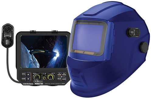 Helmet Welding PROMAX 680 Matte Blue Graphic Weldclass   WC-05344 40061158 WC-05344