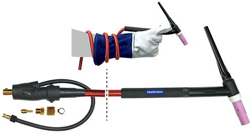 Torch TIG Platinum TK17 Super-Flex 4m Weldclass  WC-04997 40044571 WC-04997
