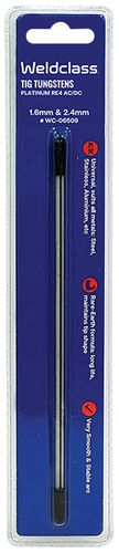 Electrode TIG Tungsten Handy Pack 1pc Each 1.6mm & 2.4mm Weldclass  WC-06509 40044567 WC-06509