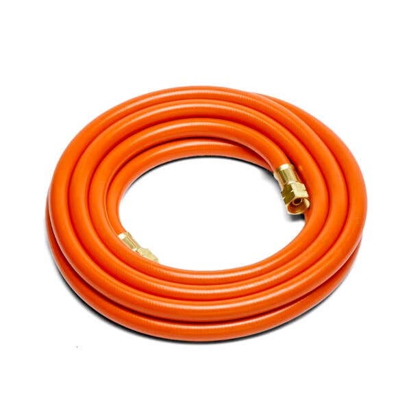 BlueJet Pyro Fitted PVC LPG Gas Hose 8mm 3/8'' BSP LH 6m 40070139 208548