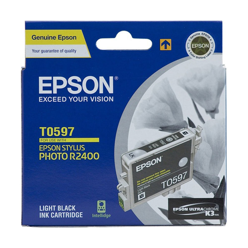 Epson T0591 OEM Ink Cartridge 450 Pages Light Black_9005275_C13T059790