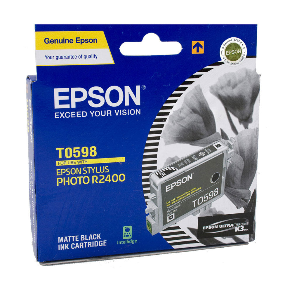 Epson T0591 OEM Ink Cartridge 450 Pages Matte Black_9005276_C13T059890