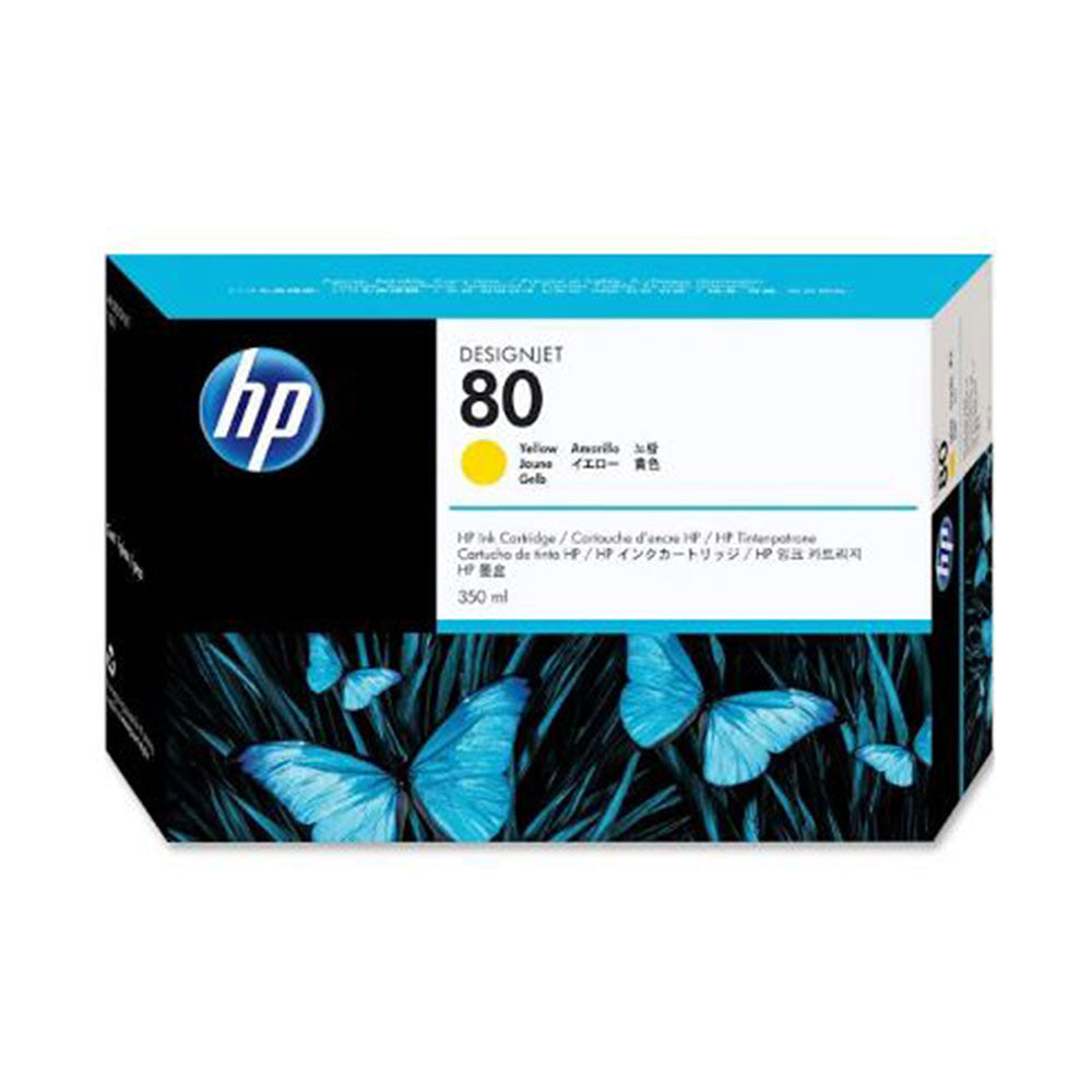 Hp Ink Cartridge Genuine C4848A Yellow No 80_18196129_C4848A