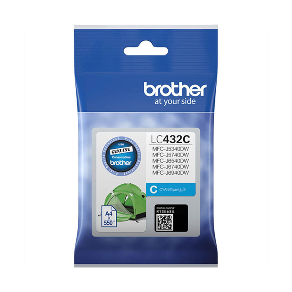 Brother LC432 Ink Cartridge Cyan For MFC-J6940DW_1056011_LC-432C