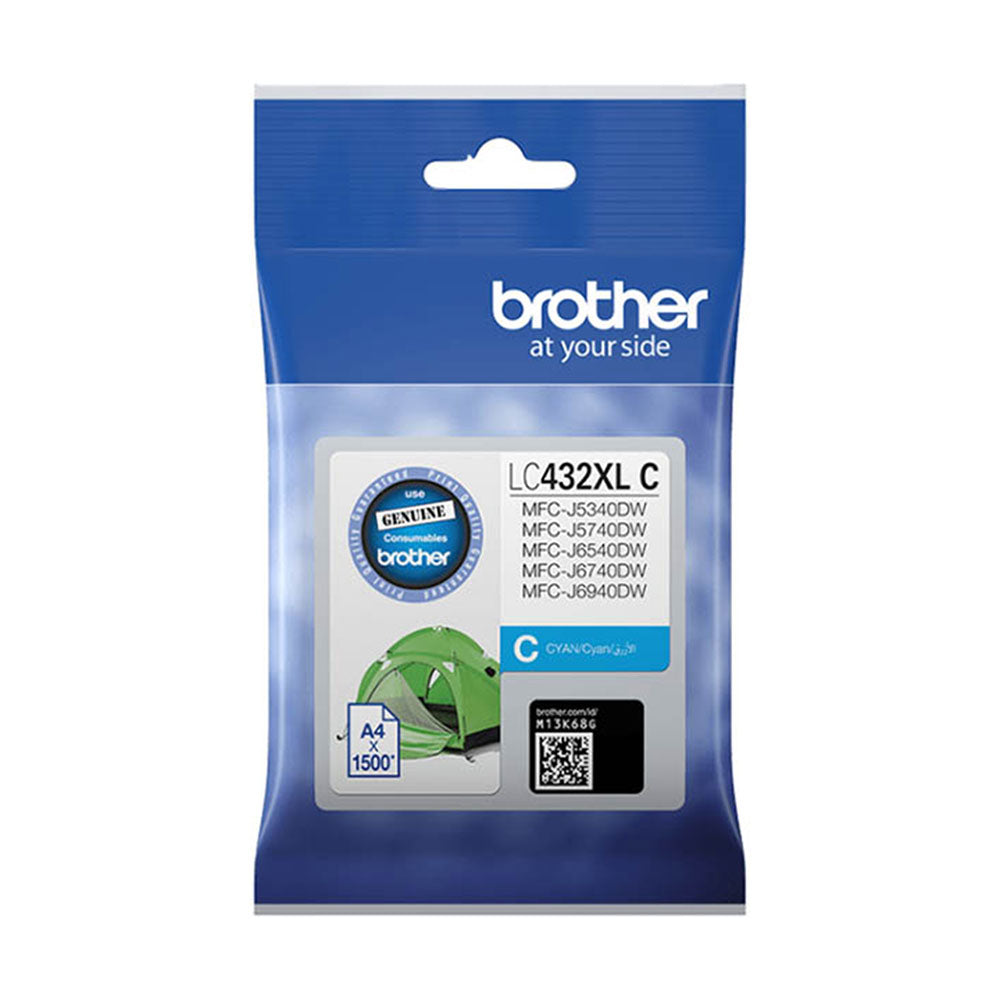 Brother LC432XL Ink Cartridge Cyan For MFC-J6940DW_1056082_LC-432XLC