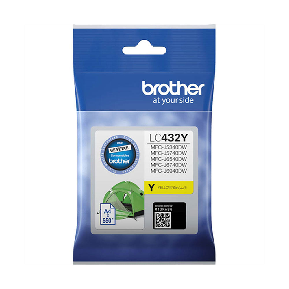 Brother LC432 Ink Cartridge Yellow For MFC-J6940DW_1056013_LC-432Y