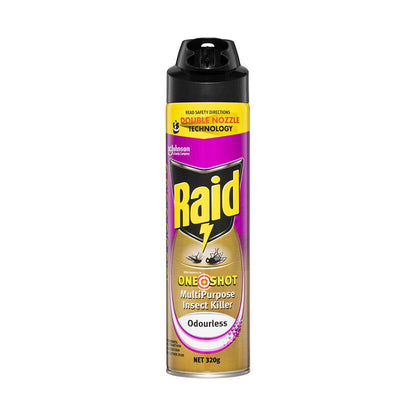 One Shot Odourless Multipurpose Double Nozzle Insecticide 320g 40023298 376468